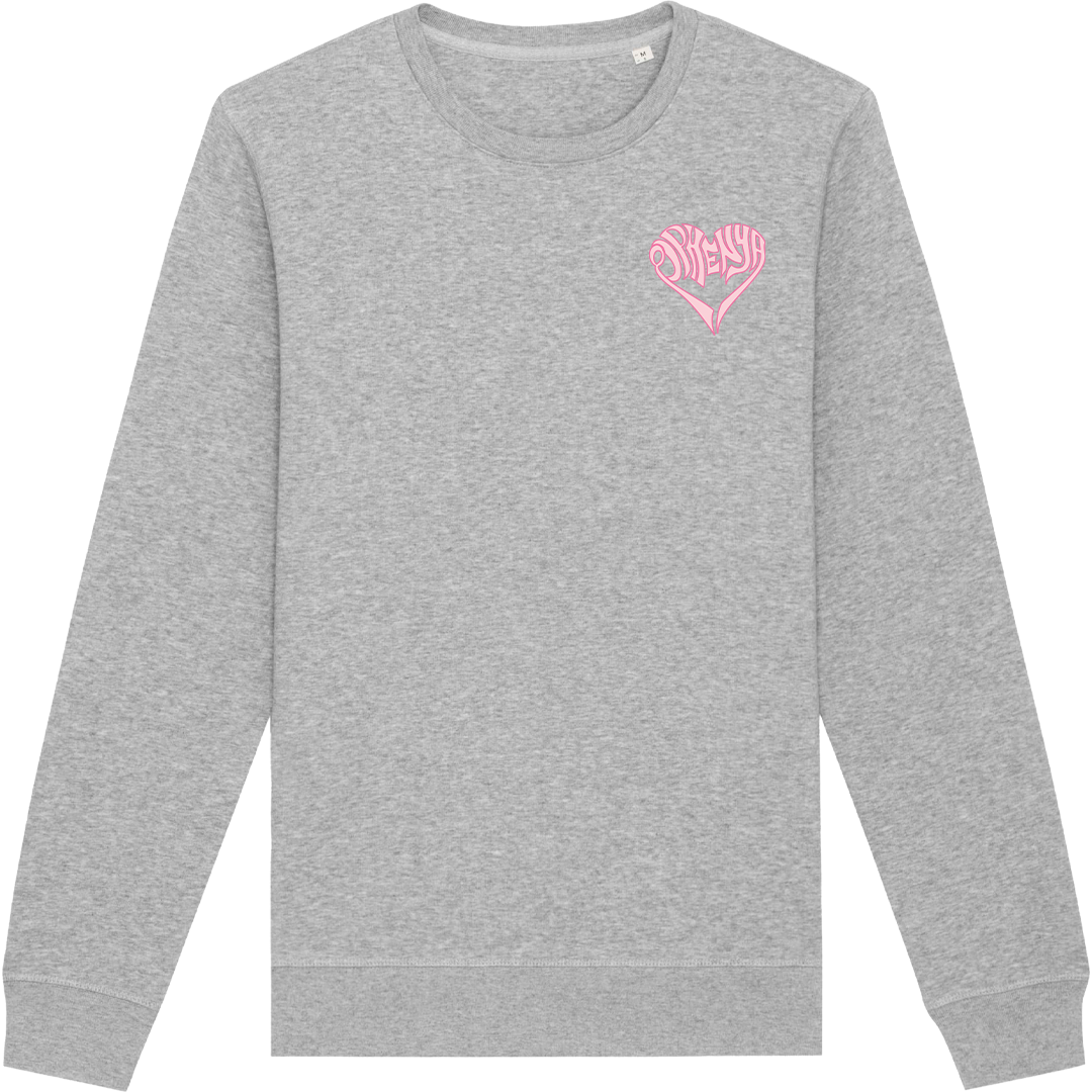 Pull Gris - Ophenya Pink Logo