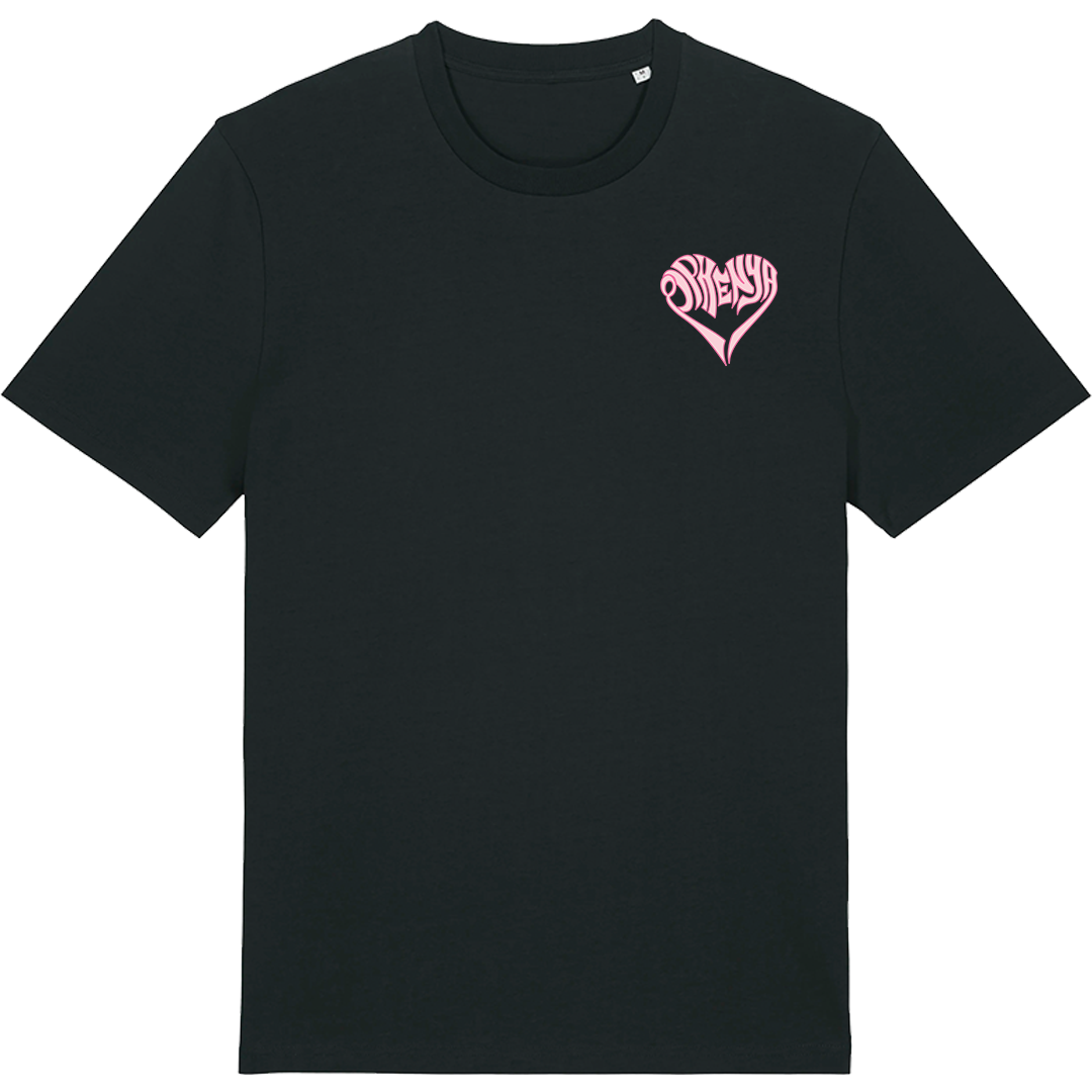 T-shirt Noir - Ophenya Pink Logo